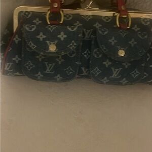 Vintage Louis V original oversized coin purse